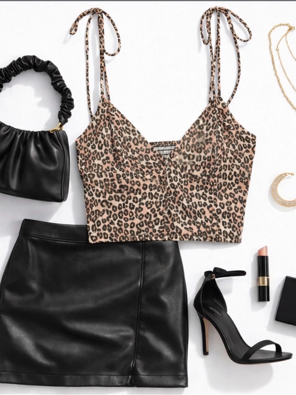 Satin crop top